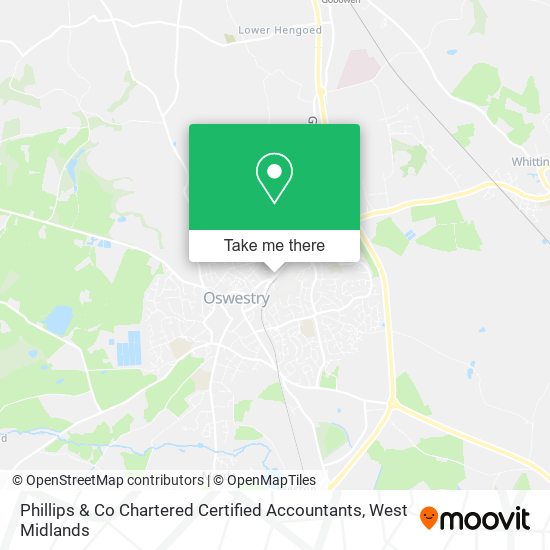 Phillips & Co Chartered Certified Accountants map