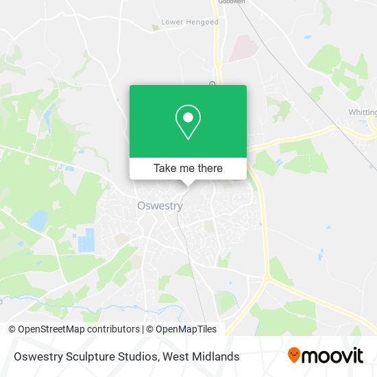 Oswestry Sculpture Studios map