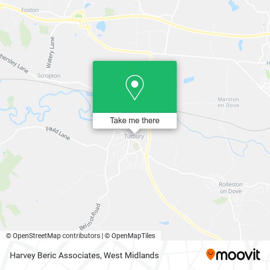 Harvey Beric Associates map