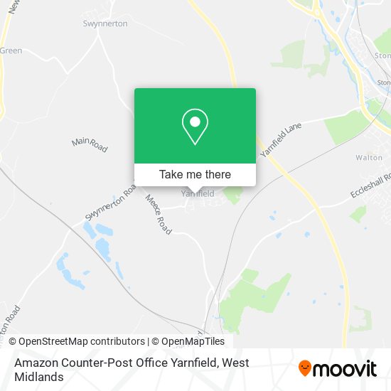 Amazon Counter-Post Office Yarnfield map