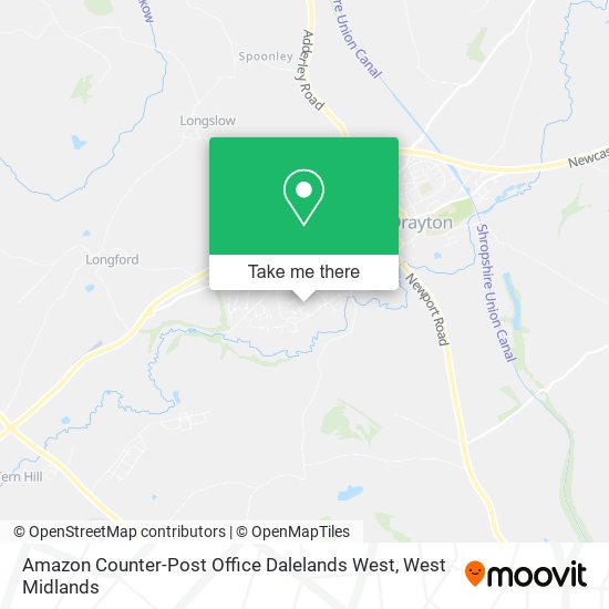 Amazon Counter-Post Office Dalelands West map