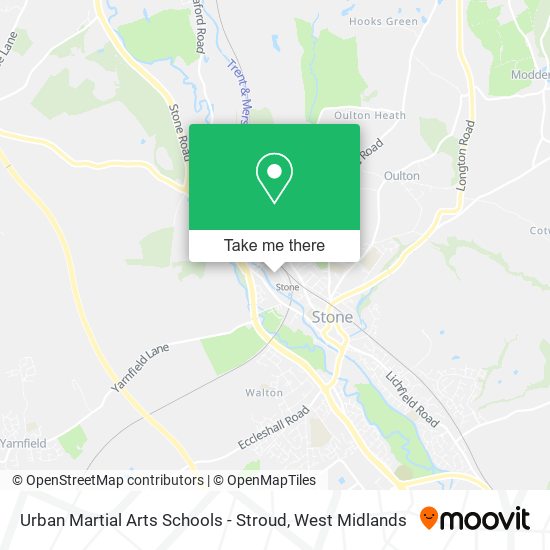 Urban Martial Arts Schools - Stroud map