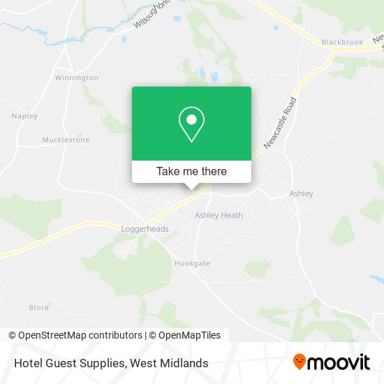 Hotel Guest Supplies map