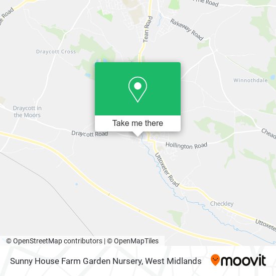 Sunny House Farm Garden Nursery map