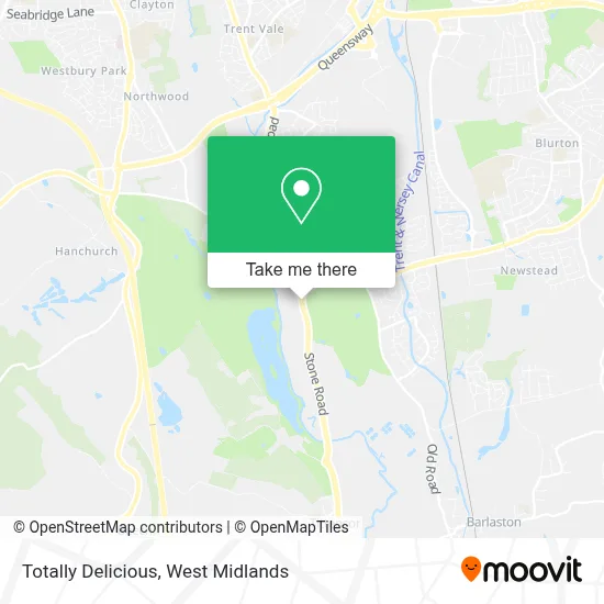 Totally Delicious map