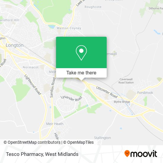 Tesco Pharmacy map