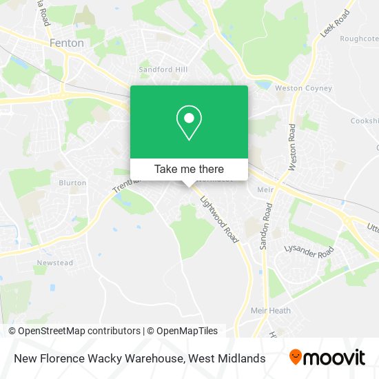 New Florence Wacky Warehouse map