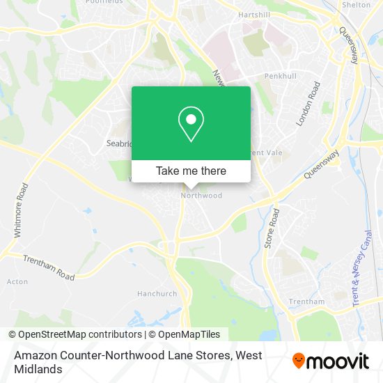 Amazon Counter-Northwood Lane Stores map