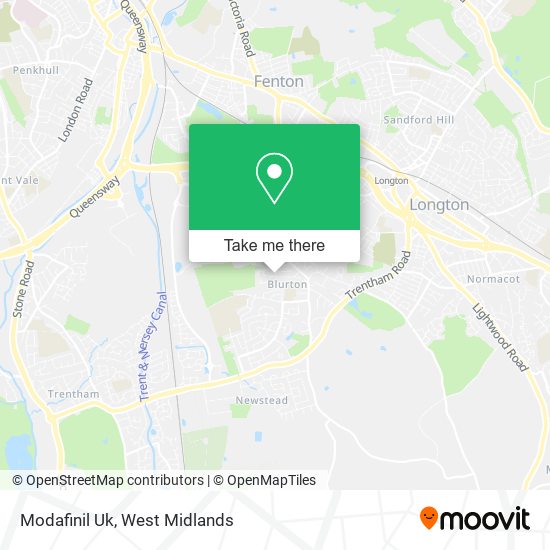 Modafinil Uk map
