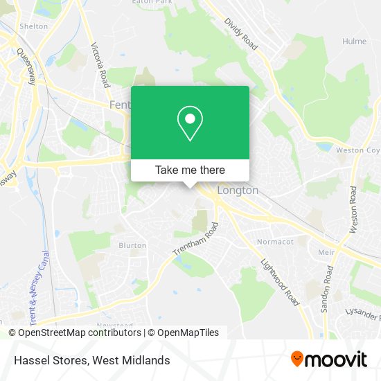 Hassel Stores map
