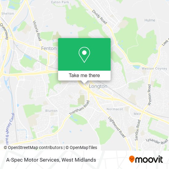 A-Spec Motor Services map