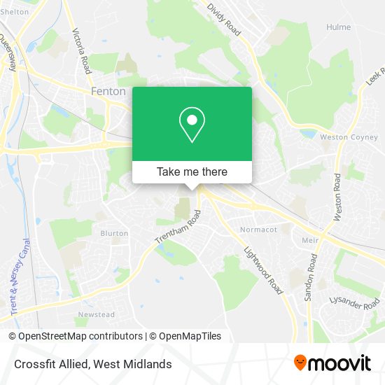 Crossfit Allied map
