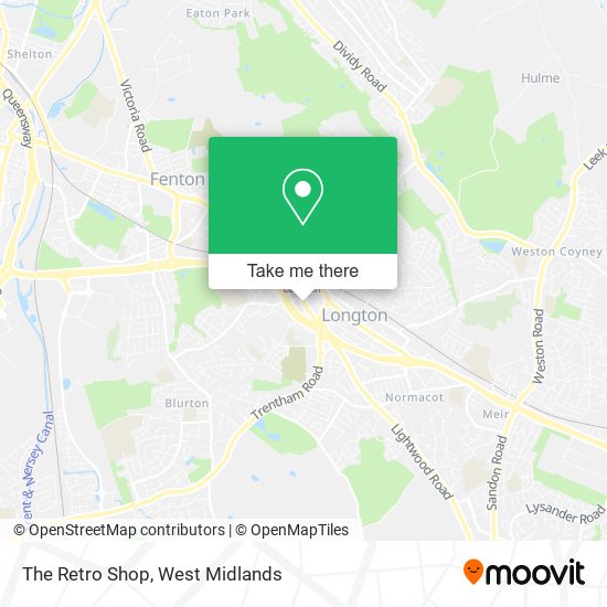 The Retro Shop map