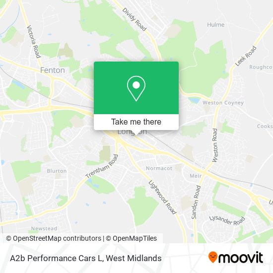 A2b Performance Cars L map