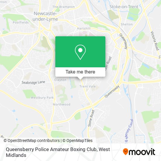 Queensberry Police Amateur Boxing Club map