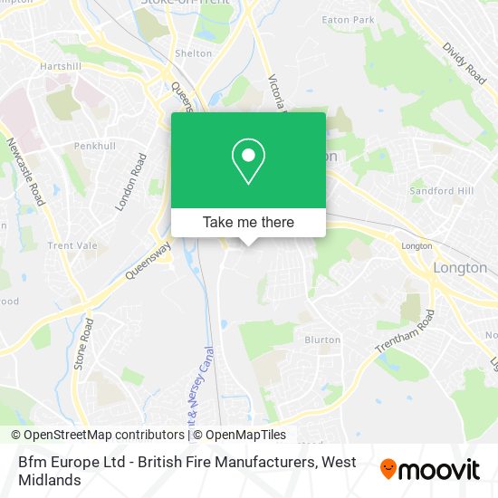 Bfm Europe Ltd - British Fire Manufacturers map
