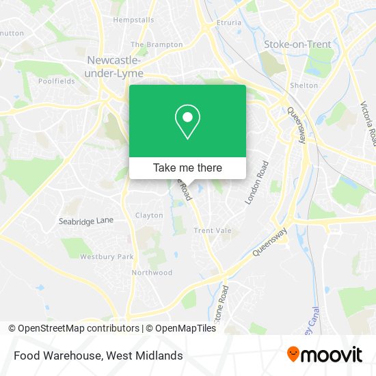 Food Warehouse map