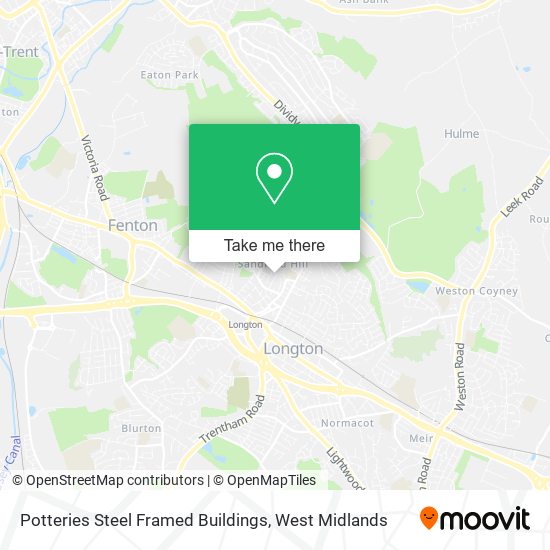 Potteries Steel Framed Buildings map