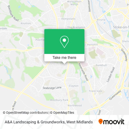 A&A Landscaping & Groundworks map