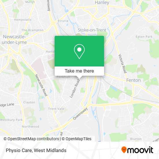Physio Care map