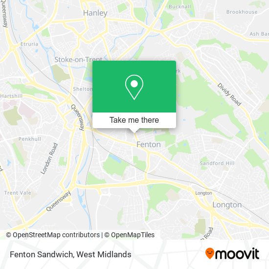 Fenton Sandwich map