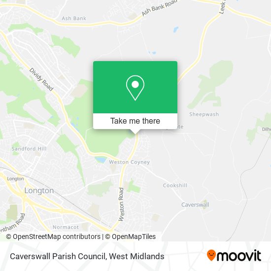 Caverswall Parish Council map