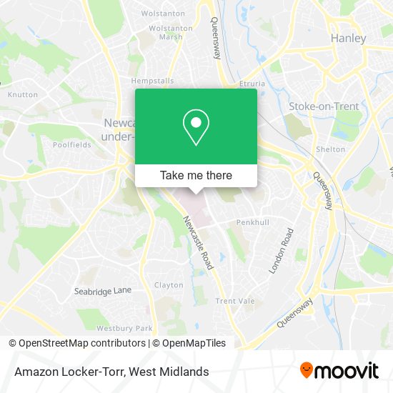Amazon Locker-Torr map