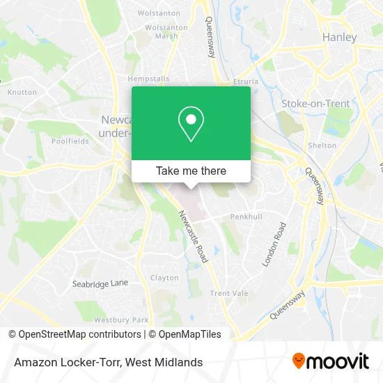 Amazon Locker-Torr map