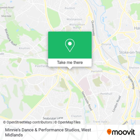Minnie's Dance & Performance Studios map