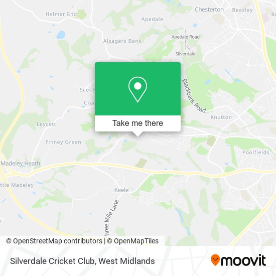 Silverdale Cricket Club map