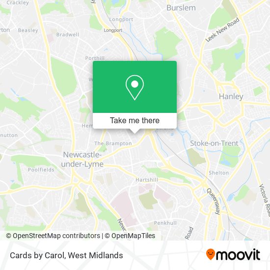 Cards by Carol map