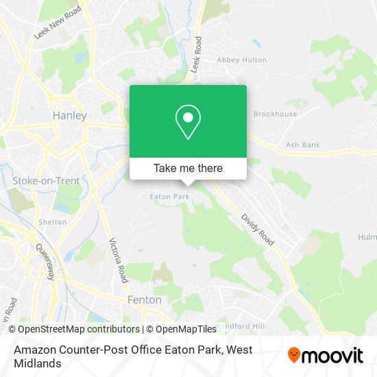 Amazon Counter-Post Office Eaton Park map