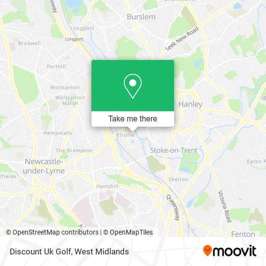 Discount Uk Golf map