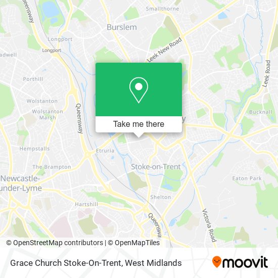Grace Church Stoke-On-Trent map