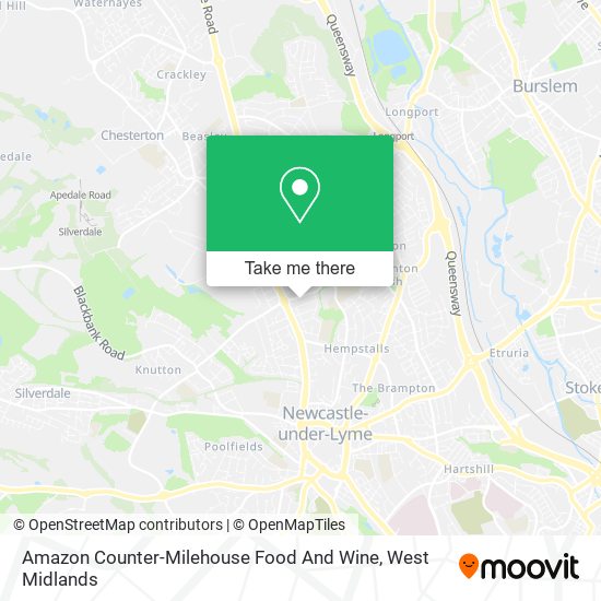 Amazon Counter-Milehouse Food And Wine map