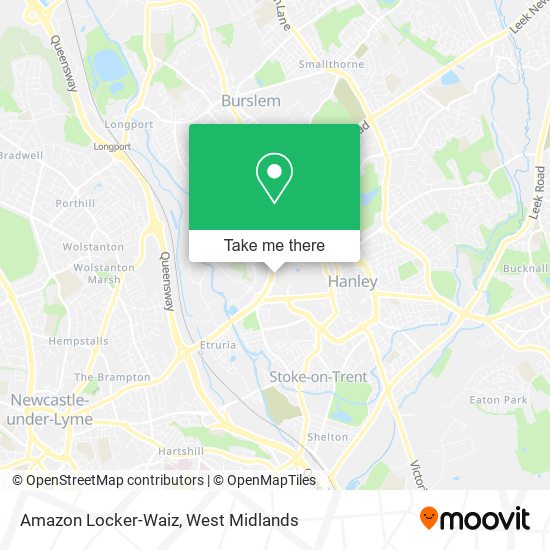 Amazon Locker-Waiz map