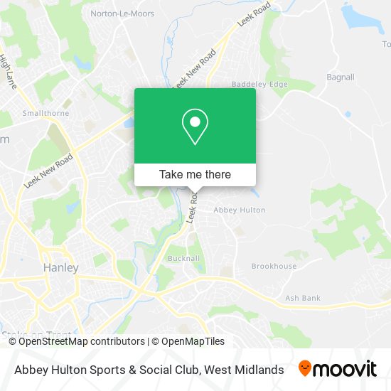 Abbey Hulton Sports & Social Club map