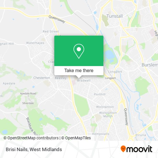 Brisi Nails map