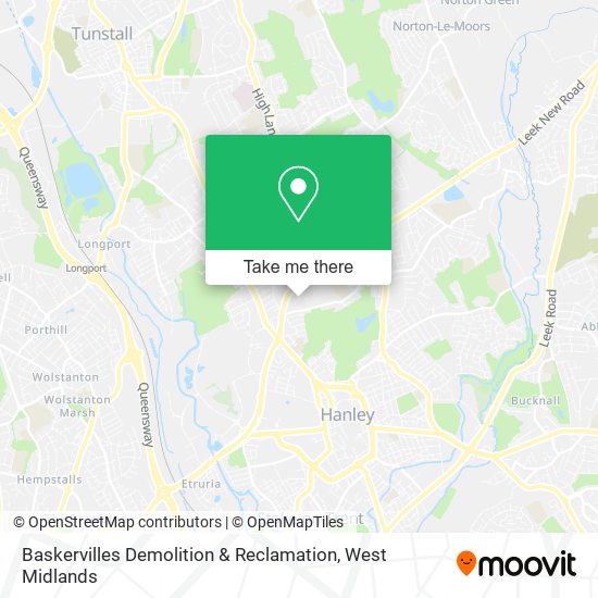 Baskervilles Demolition & Reclamation map