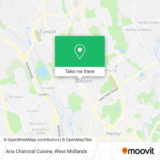 Aria Charcoal Cuisine map