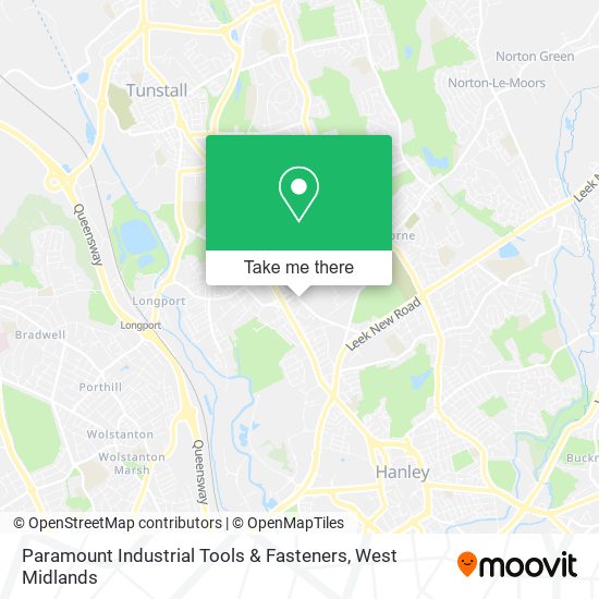 Paramount Industrial Tools & Fasteners map