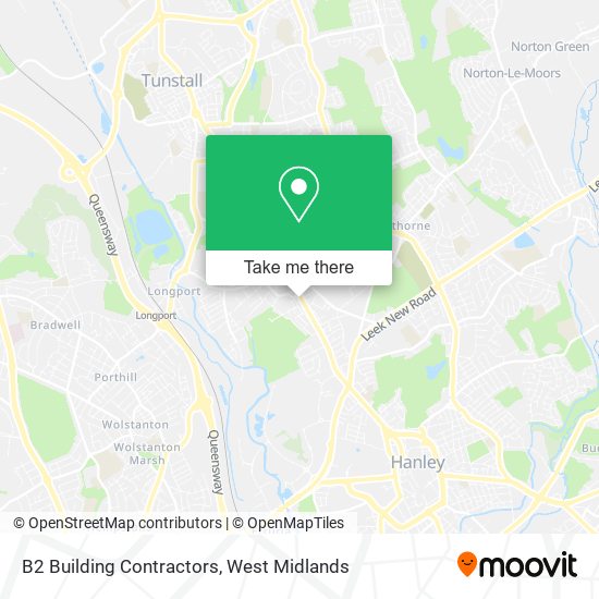 B2 Building Contractors map
