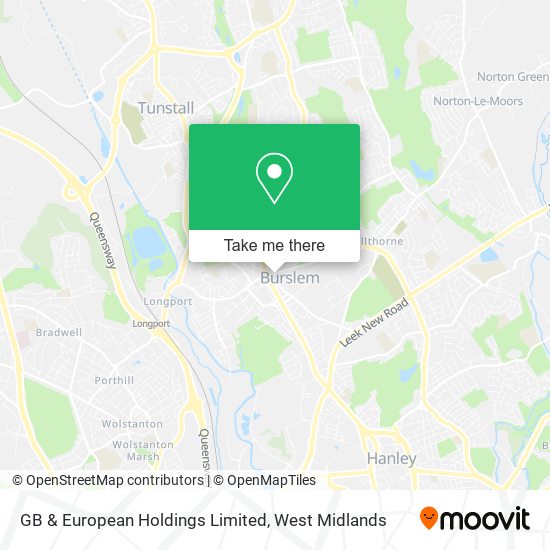 GB & European Holdings Limited map