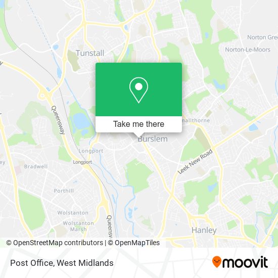 Post Office map