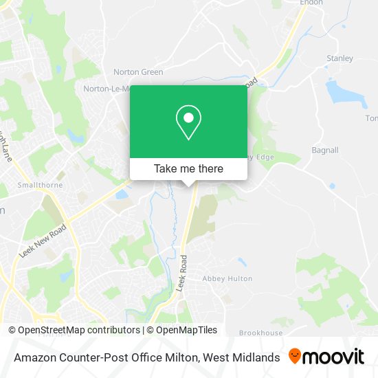 Amazon Counter-Post Office Milton map