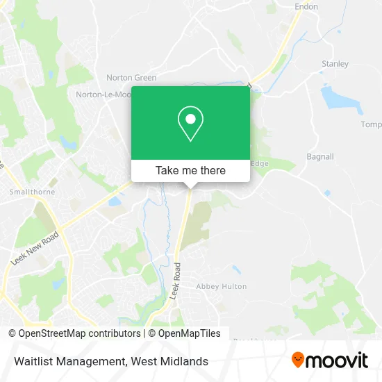 Waitlist Management map