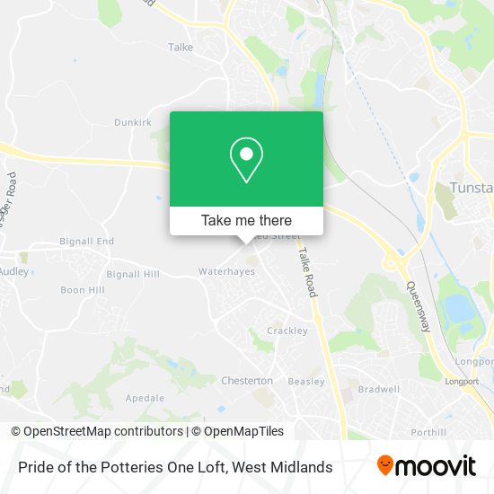 Pride of the Potteries One Loft map