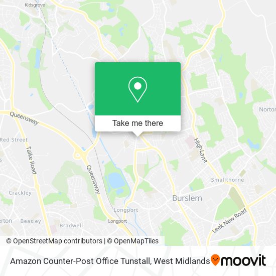 Amazon Counter-Post Office Tunstall map