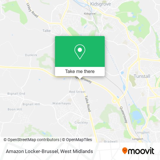 Amazon Locker-Brussel map