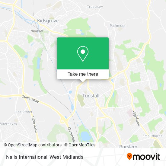 Nails International map